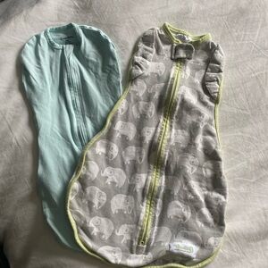 Two newborn swaddles- sold together